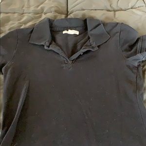 Black short sleeve Aeropostale ladies polo